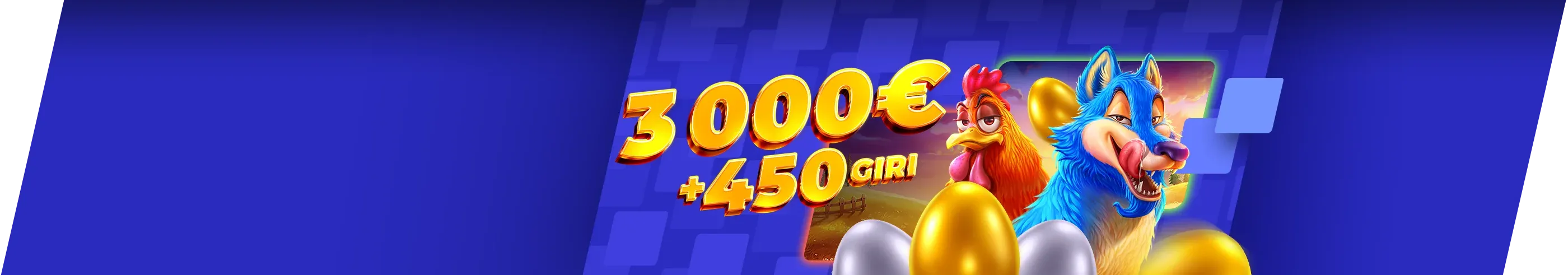 Bonus di benvenuto Winnita casino fino a 3000 € e 450 giri